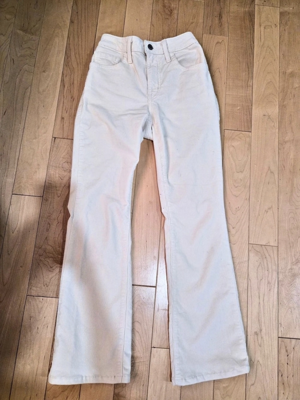 Levi's 70s High Flare Corduroy Pants Boot Cut Jeans in White
